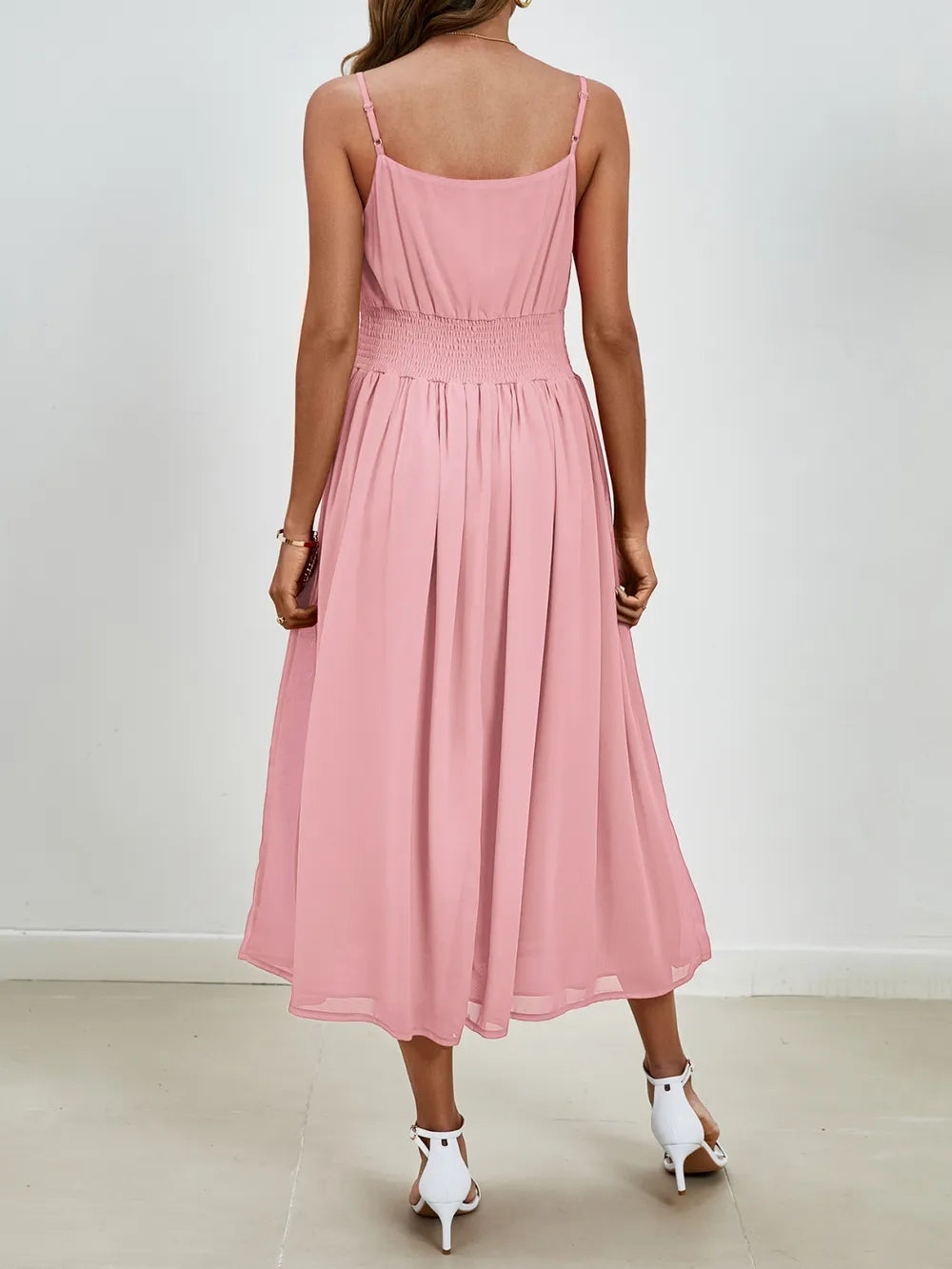 Scoop Neck Midi Cami Dress (6)