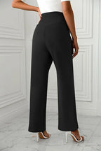 High Waist Straight Leg Pants (2)