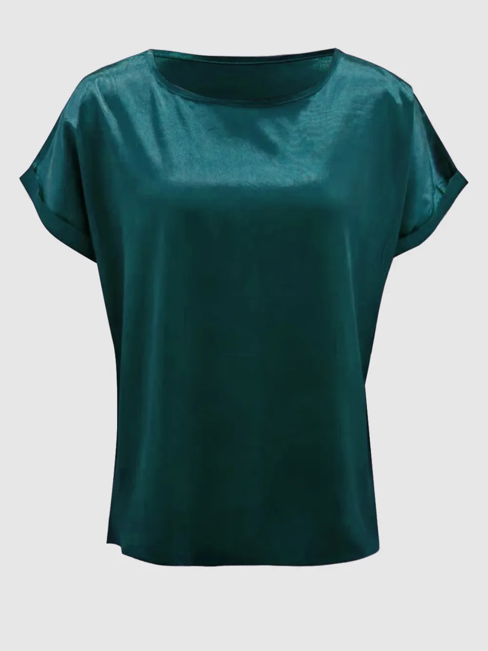 Round Neck Short Sleeve T-shirt (17)