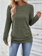 Round Neck Long Sleeve T-shirt (14)