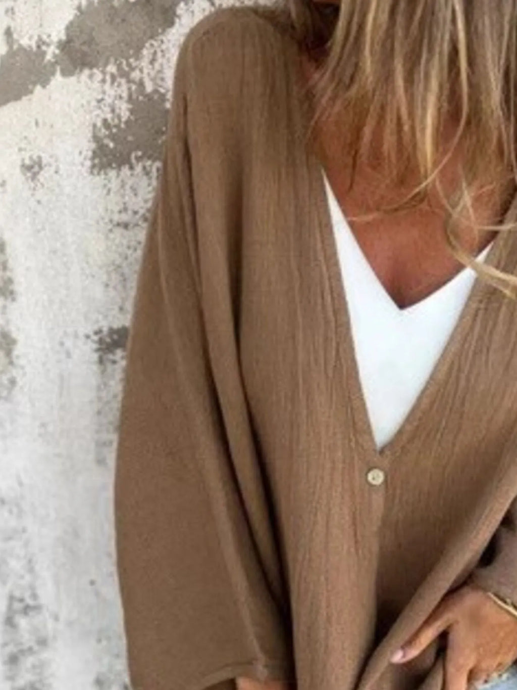 Full Size Oversized Button-up Cardigan Plus (8)