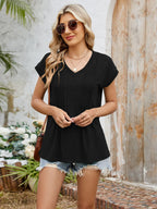 Relaxed Fit V-neck T-shirt (4)