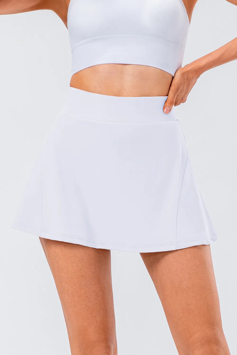 High Waist Pleated Active Skirt (16)