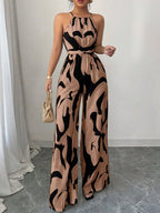 Abstract Print Sleeveless Wide Leg Jumpsuit (7)