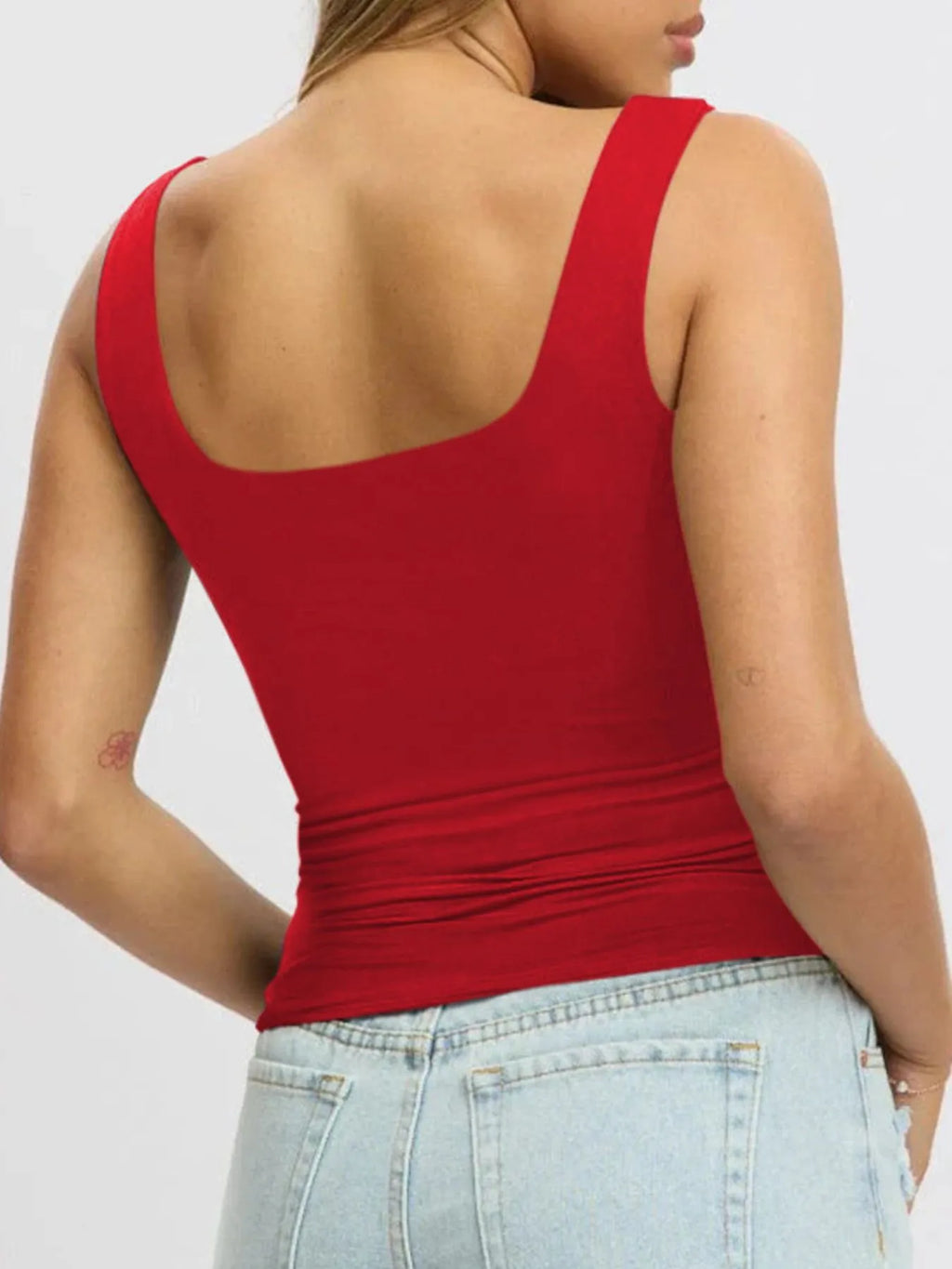 Square Neck Wide Strap Tank (5)