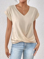 V-neck Twist Front Top (7)