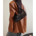 Retro Shoulder Bag Underarm Crescent Crossbody photo 4