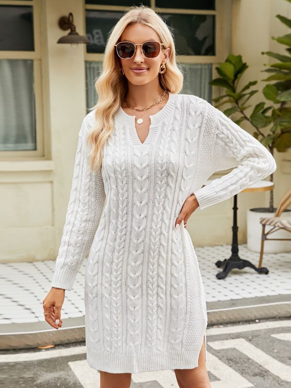 Twisted Midi Knitted Dress photo 3