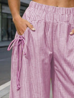 Full Size High-waisted Striped Wide-leg Pants Plus (6)