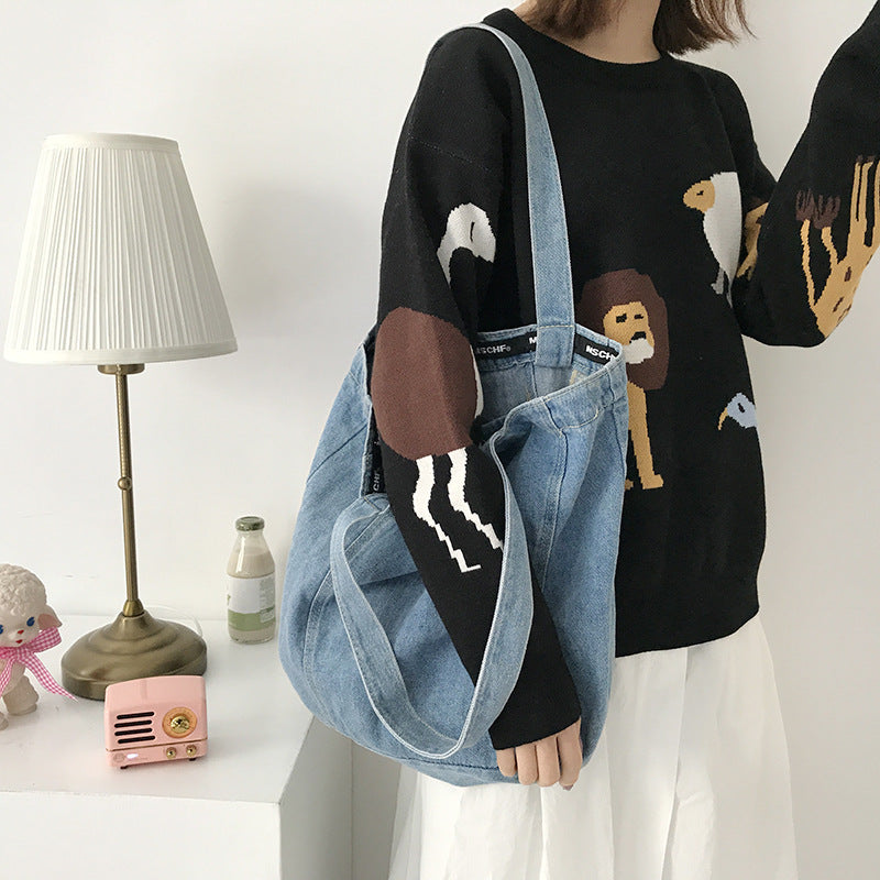 Denim Shoulder Bag photo 4