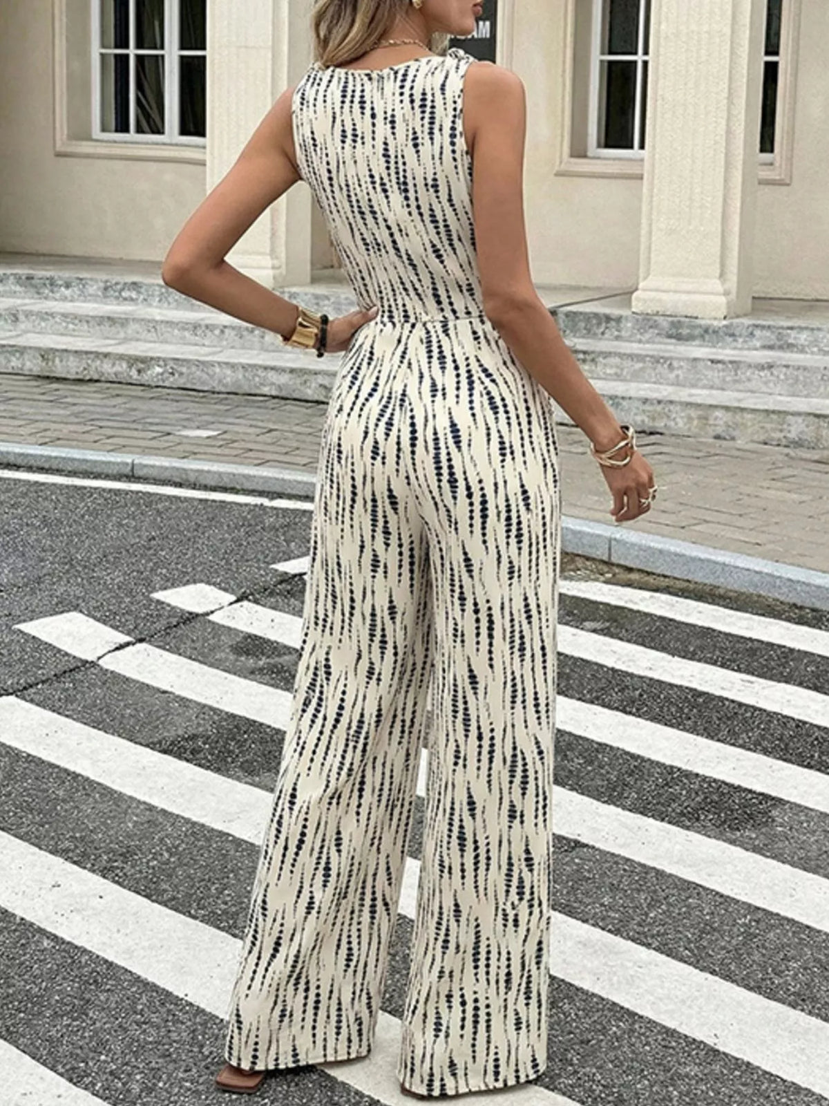 Printed Wide Leg Jumpsuit (5)