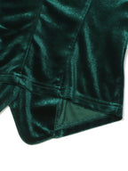 Velvet Lace Trim Button-down Vest (7)