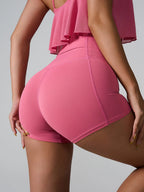 High Waist Active Shorts (22)