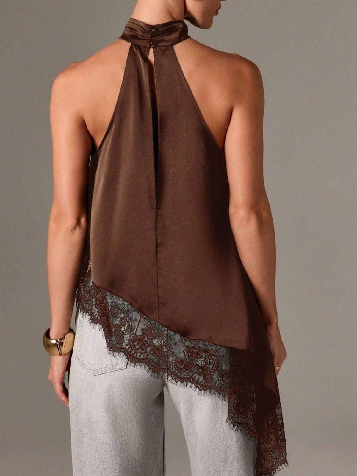 Halter Neck Lace Trim Cami (12)