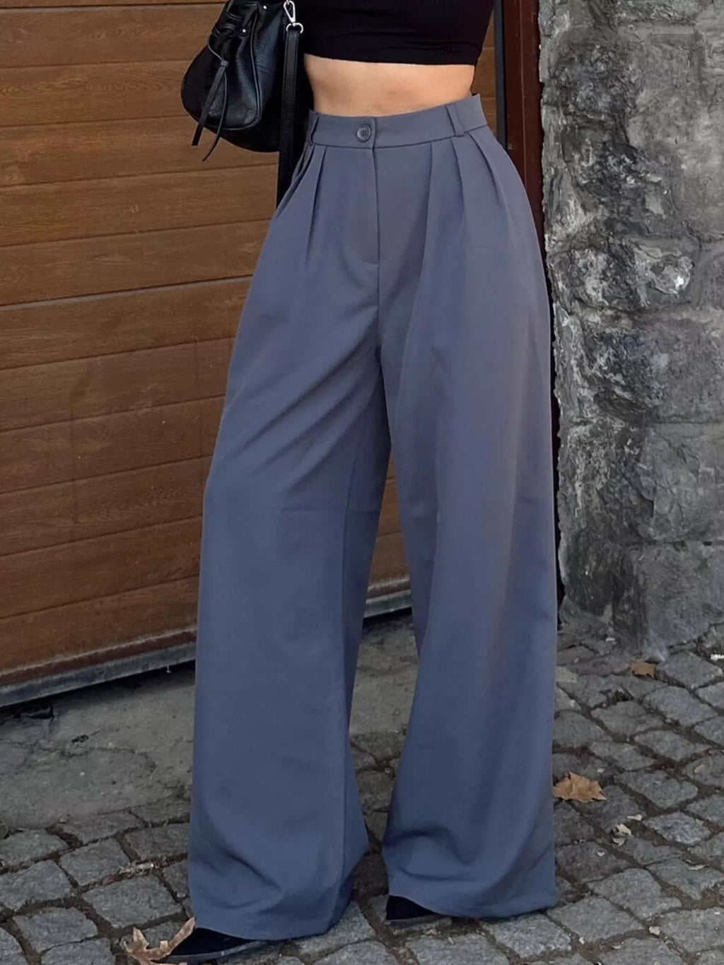 High-waisted Pleated Wide-leg Pants (16)