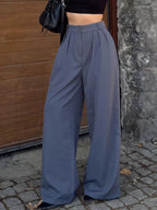 High-waisted Pleated Wide-leg Pants (16)