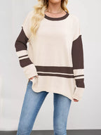 Block Side Slit Sweater (16)