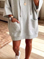 Full Size Drawstring Oversized Front Pockets Hoodie Plus (11)