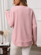 Long Sleeve Round Neck T-shirt (6)