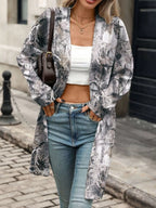 Printed Open Front Cardigan (14)