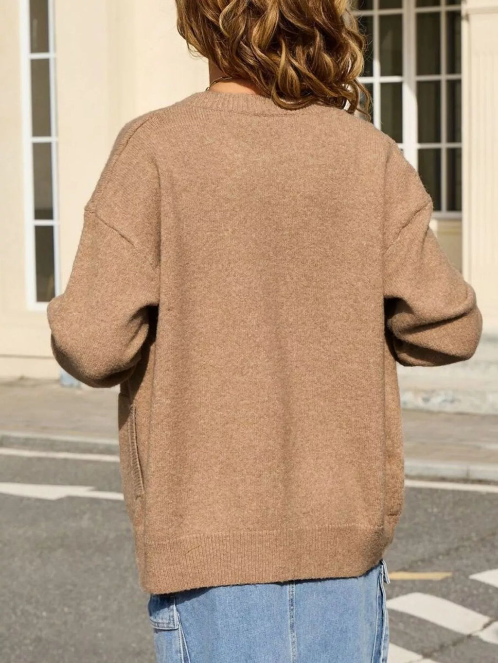 Casual Button-down Knit Cardigan (13)