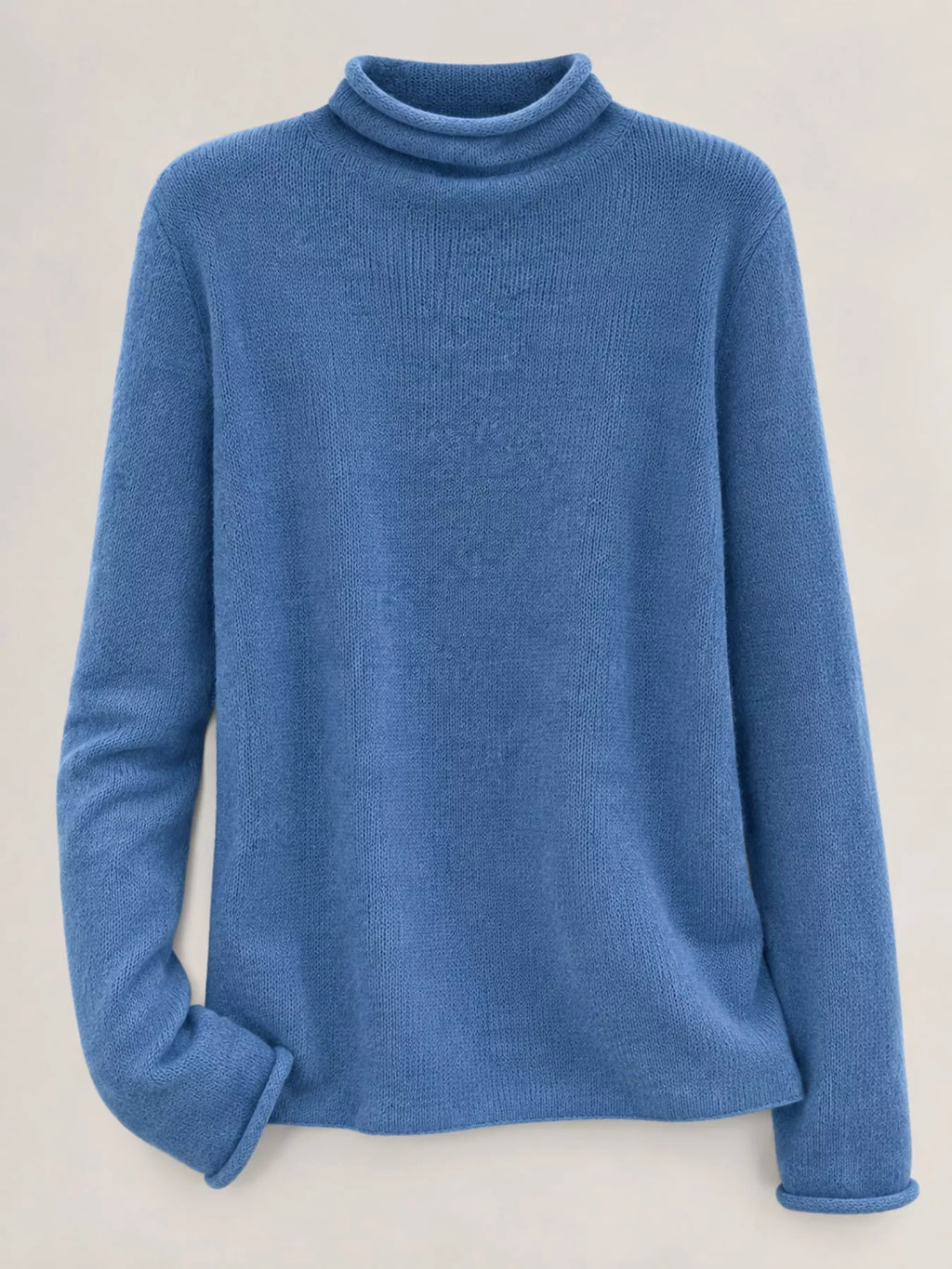 Sheer Turtleneck Knit Top (26)