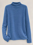 Sheer Turtleneck Knit Top (26)