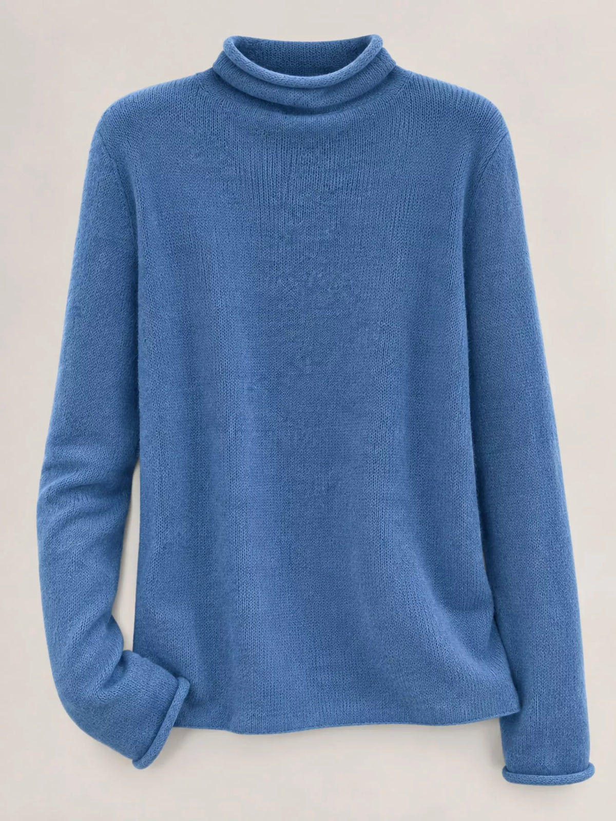 Sheer Turtleneck Knit Top (26)