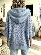 Drawstring Leopard Hooded Sweater (10)