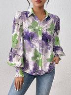 Floral Print Long Sleeve Shirt (21)