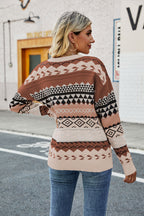 Round Neck Drop Shoulder Sweater (9)