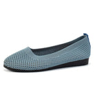 Solid Color Mesh Flat Slip-ons (16)