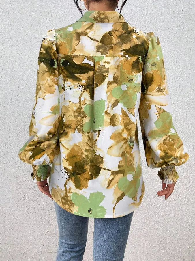 Floral Print Long Sleeve Shirt (12)