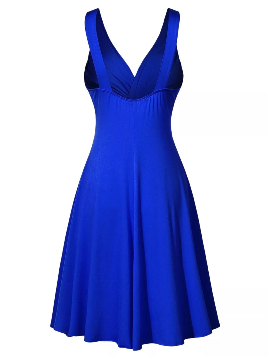 Full Size Twisted Sleeveless Ruched Waist A-line Dress Plus (10)
