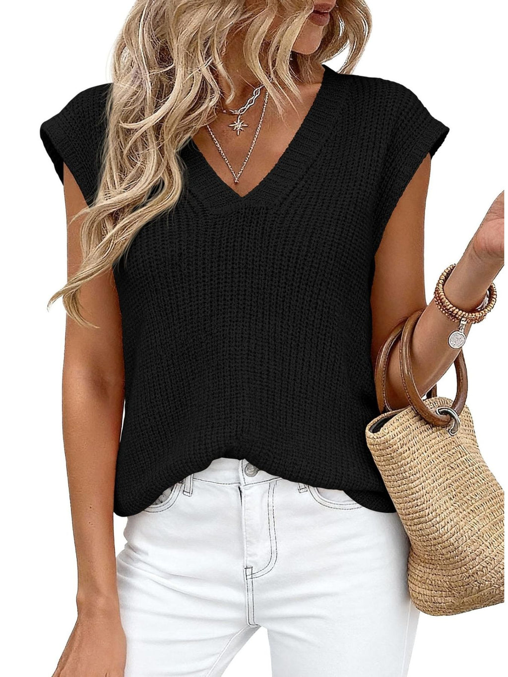 V-neck Sweater Vest (7)