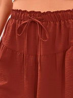 Full Size Casual Drawstring High Waist Relaxed Shorts Plus (6)