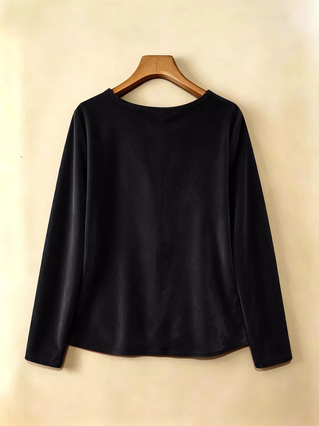 Velvet Long Sleeve Ruched Top (7)