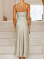 Satin Asymmetrical Midi Dress (15)