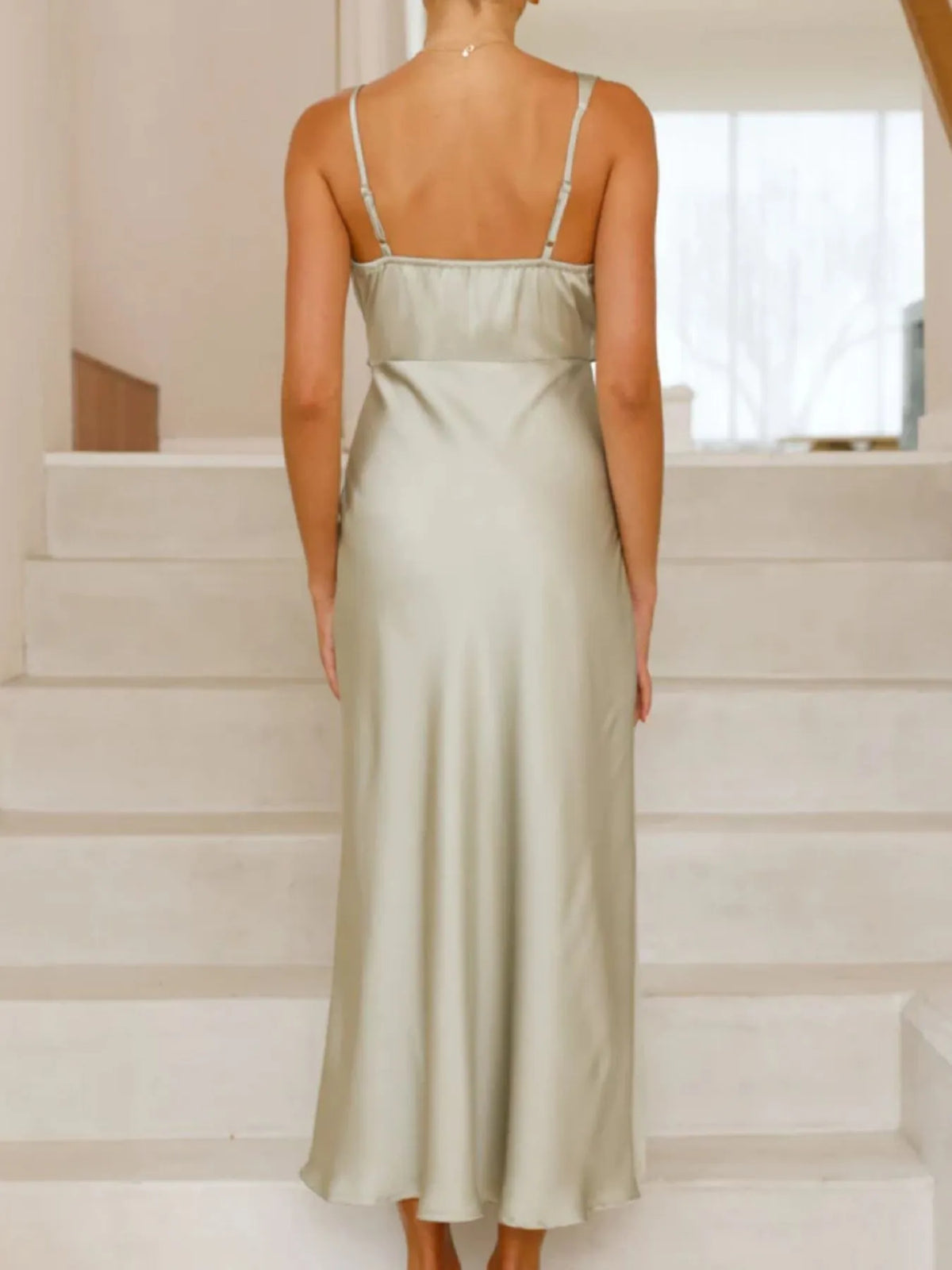 Satin Asymmetrical Midi Dress (15)