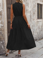 Notched Sleeveless Maxi Tank Dress (18)