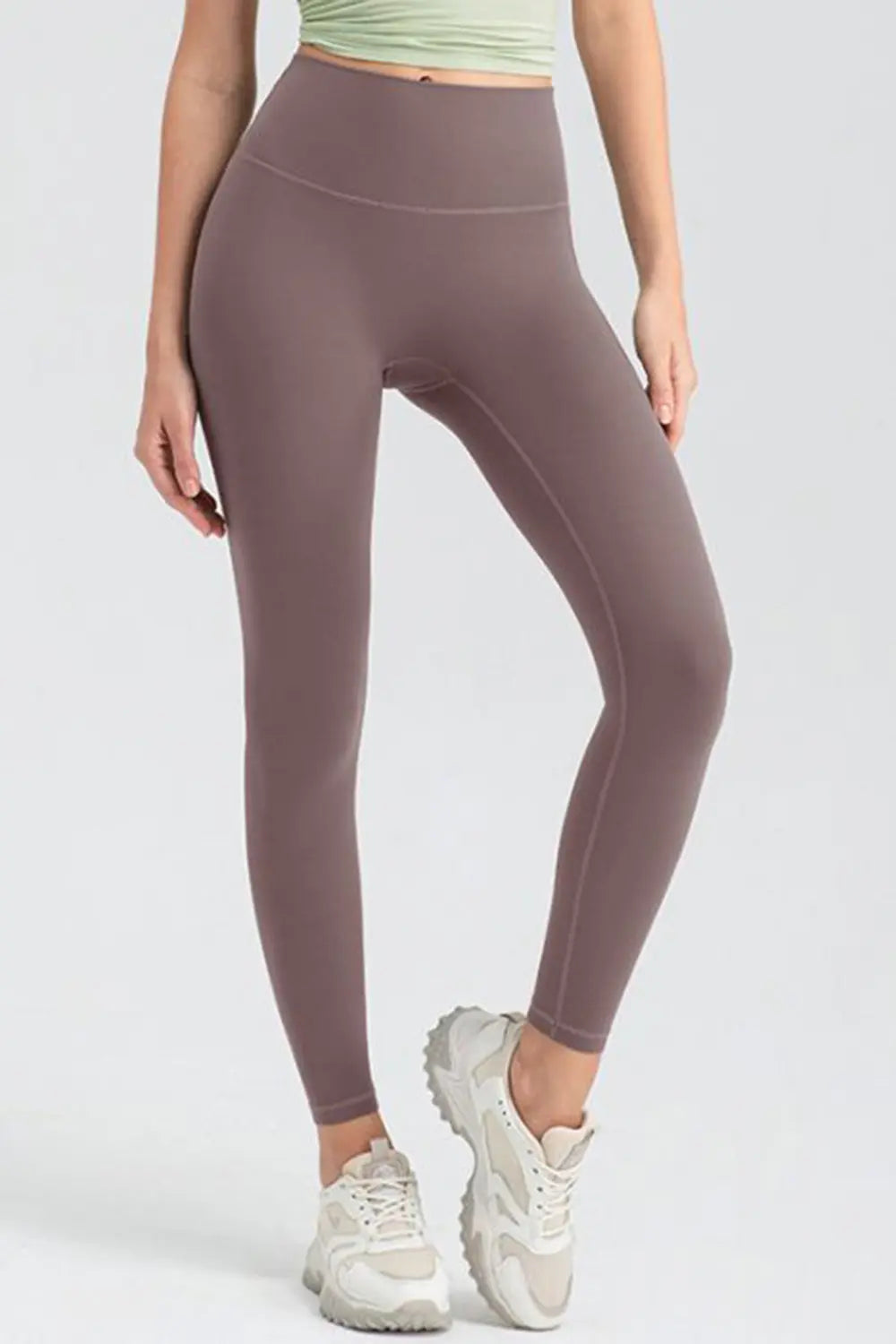 Wide Waistband High Waist Sport Leggings (17)