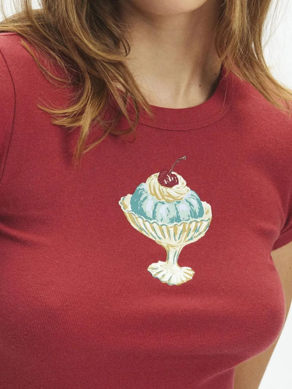 Graphic Round Neck Short Sleeve T-shirt (6)