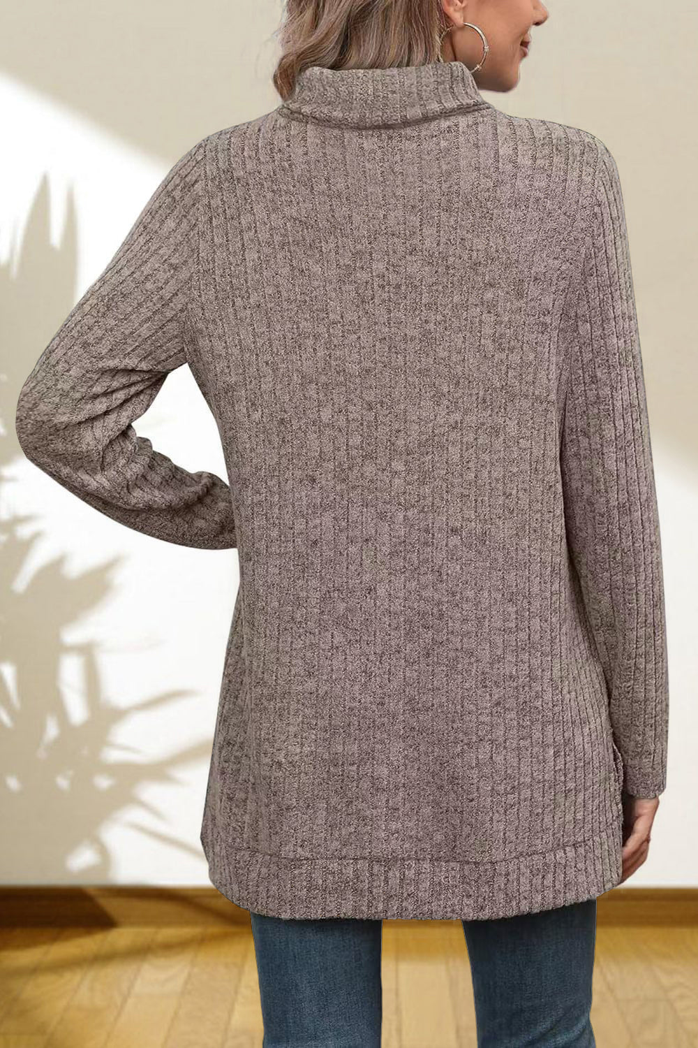 Turtleneck High Low Top (16)
