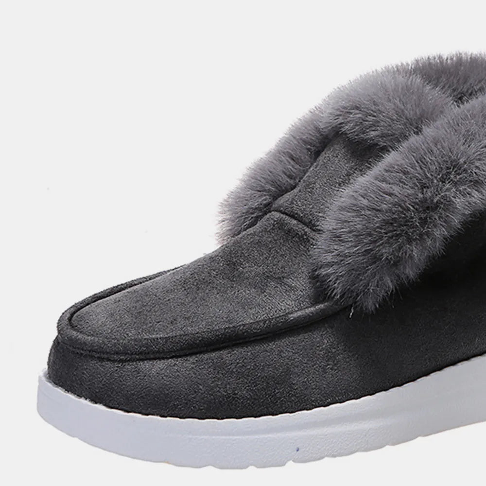 Furry Suede Snow Boots (7)