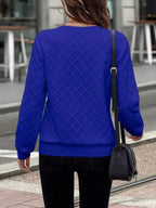 Textured Quarter-zip Sweatshirt (13)