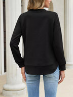 Textured Crew Neck Sweatshirt (19)