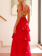 Sleeveless Ruffled Layered Backless Maxi Dress (35)