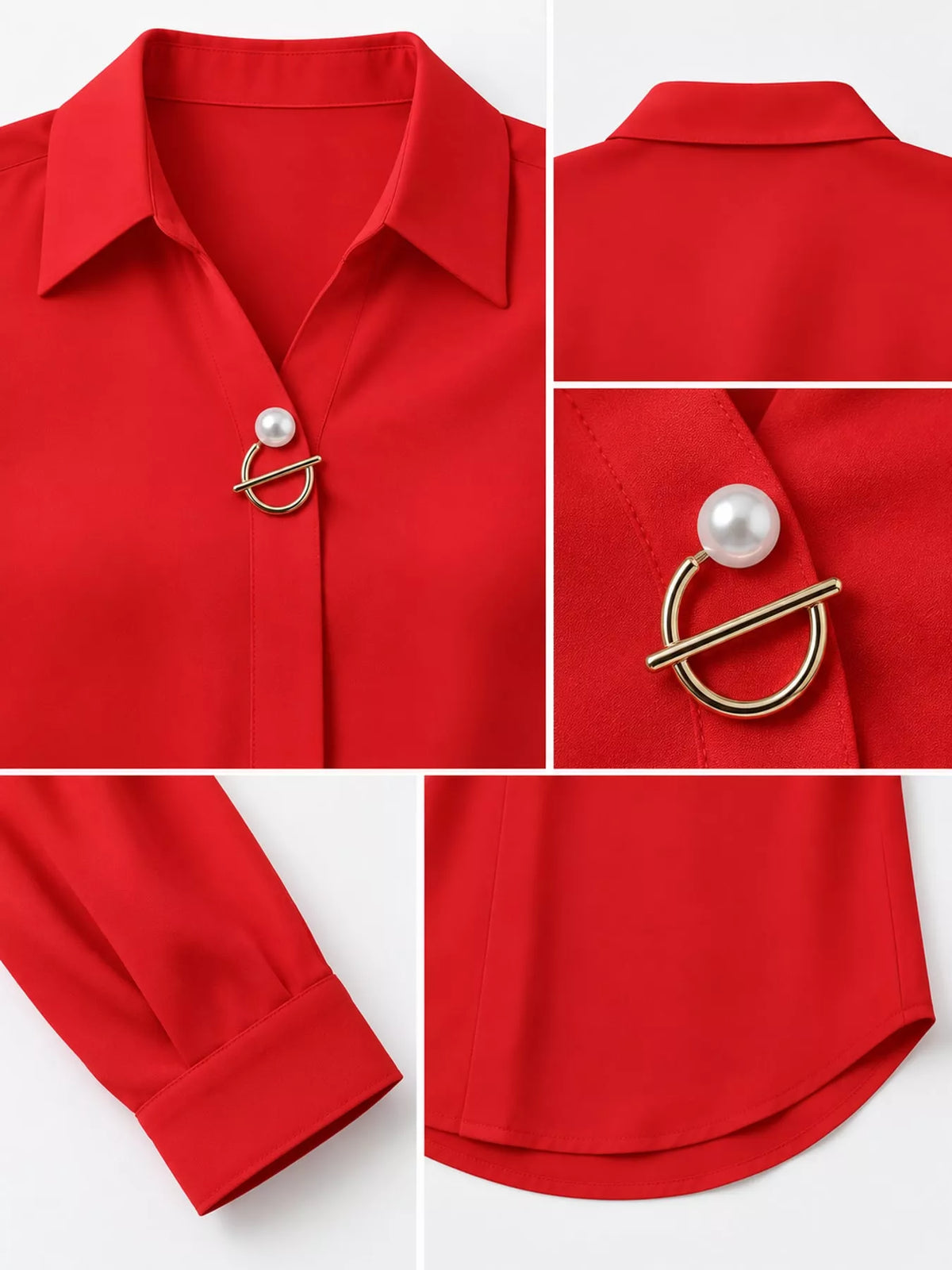 Long Sleeve Satin Blouse (19)