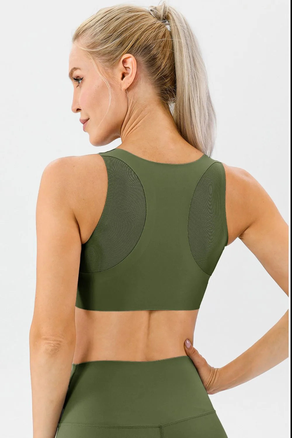 Round Neck Wide Strap Active Bra (12)