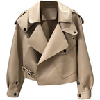 Genuine Leather Clothes Coat photo 1